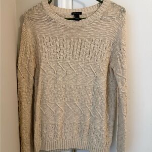 Forever 21 Textured Cream Sweater